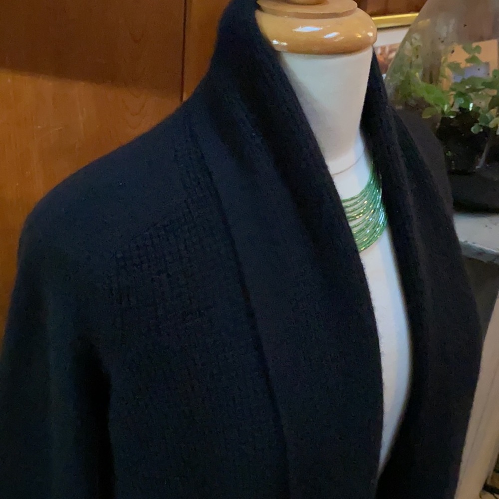 Aqua Cashmere Open Front Cardigan - Picture 5 of 6